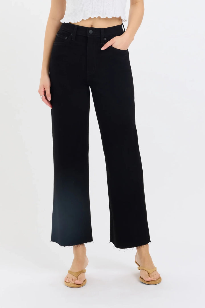 Pleaser High Rise Wide Ankle Jean
