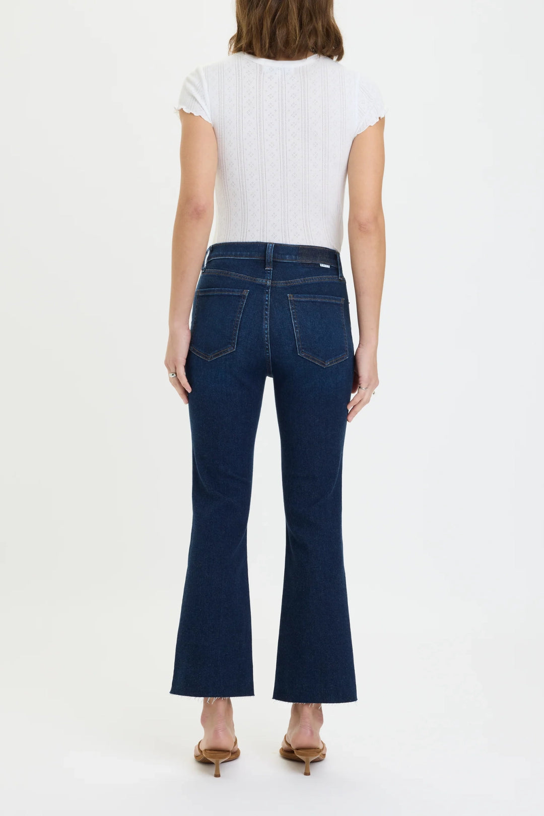 Shy Girl Crop Flare Jean