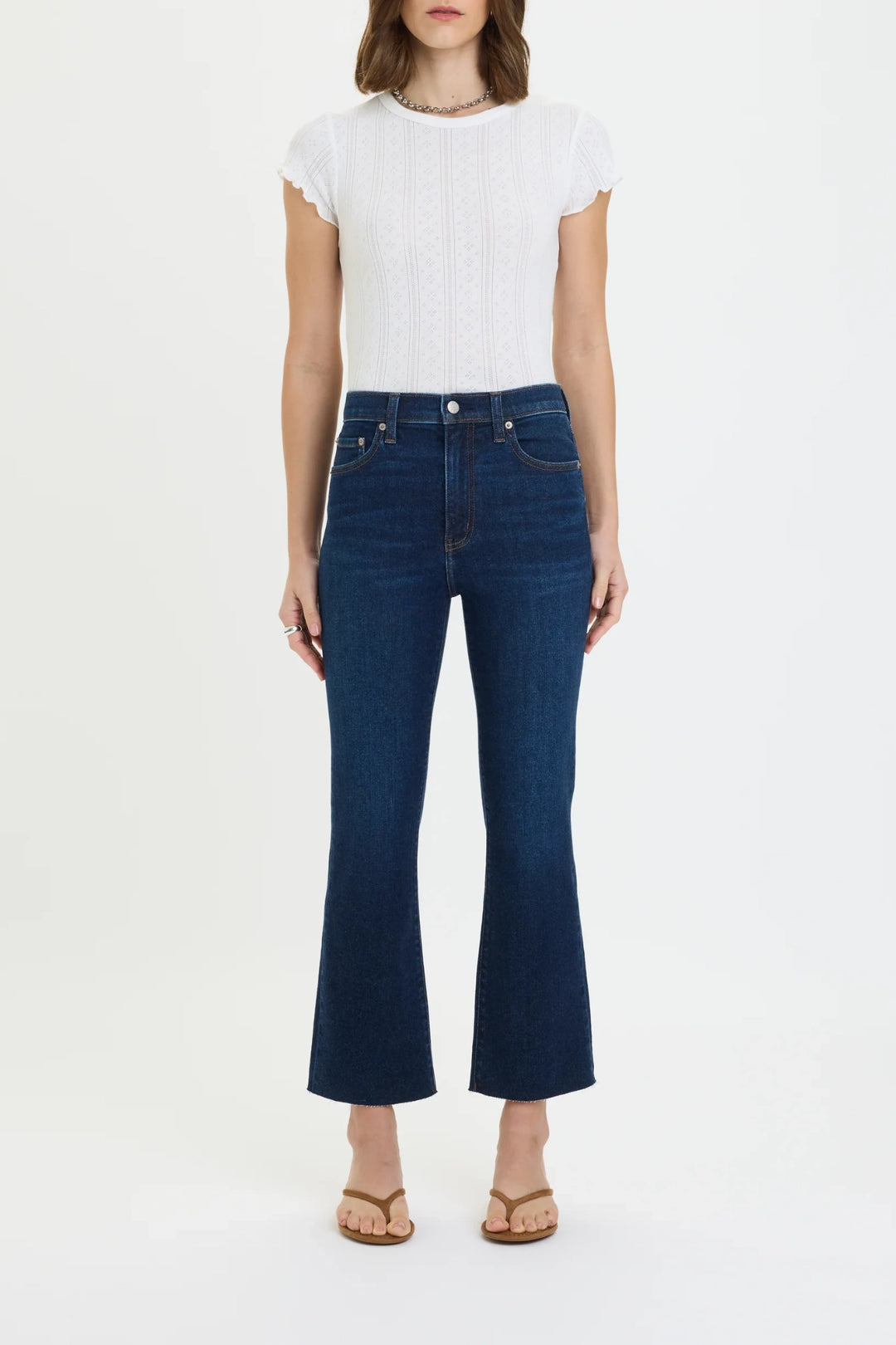 Shy Girl Crop Flare Jean