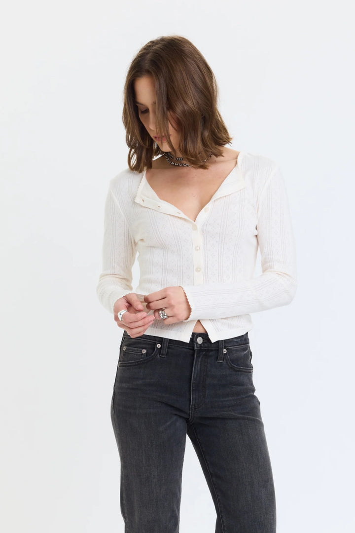 Stargazer Pointelle Cardigan Top