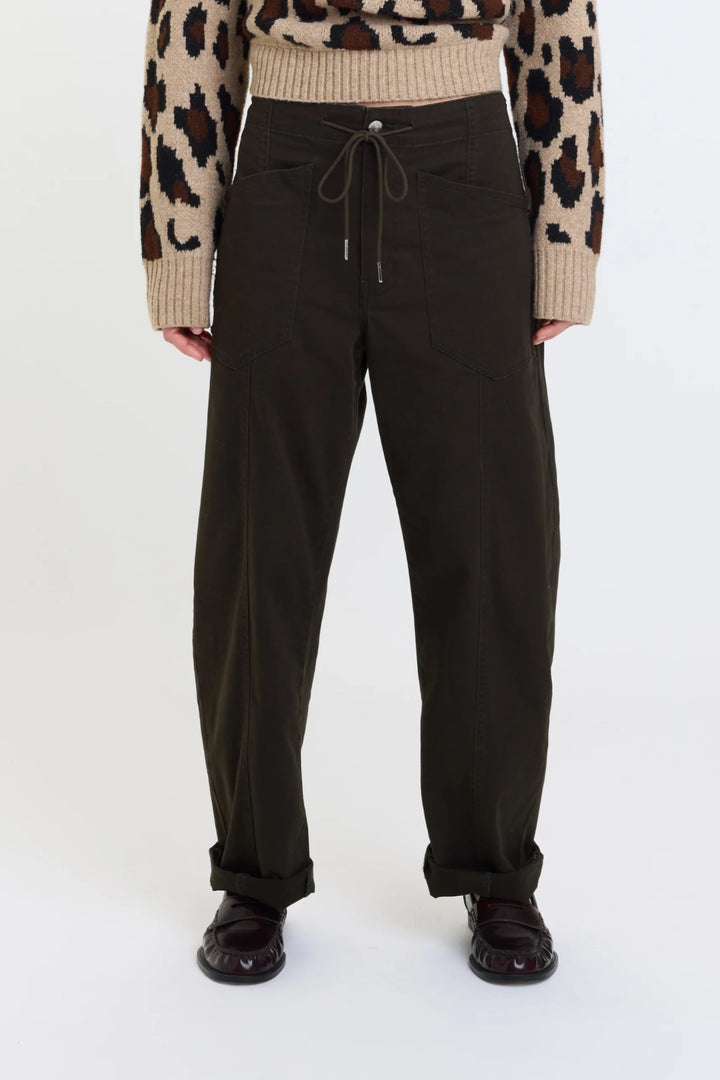 Villa Drawstring Barrel Pant