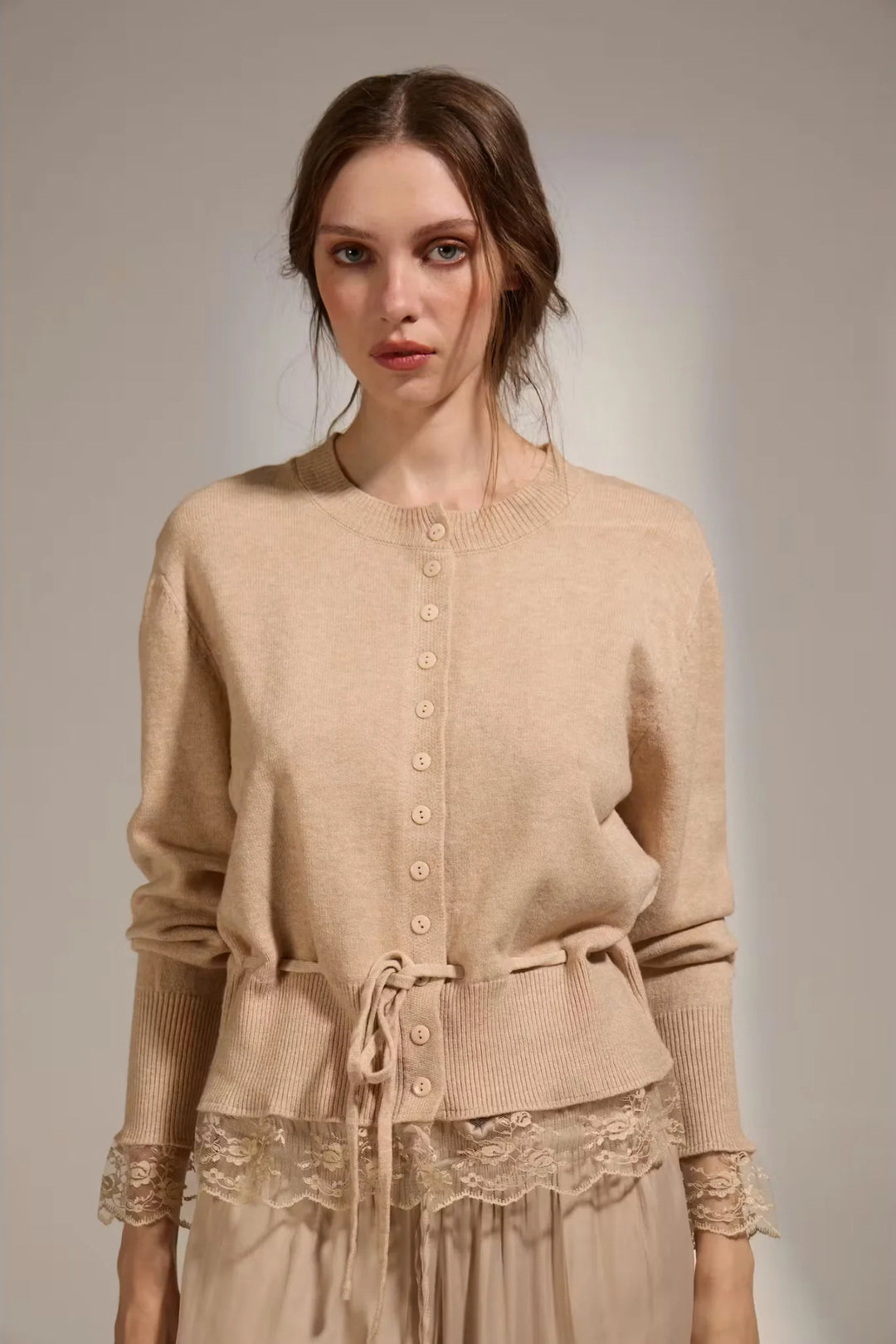 Lace Trim Sweater