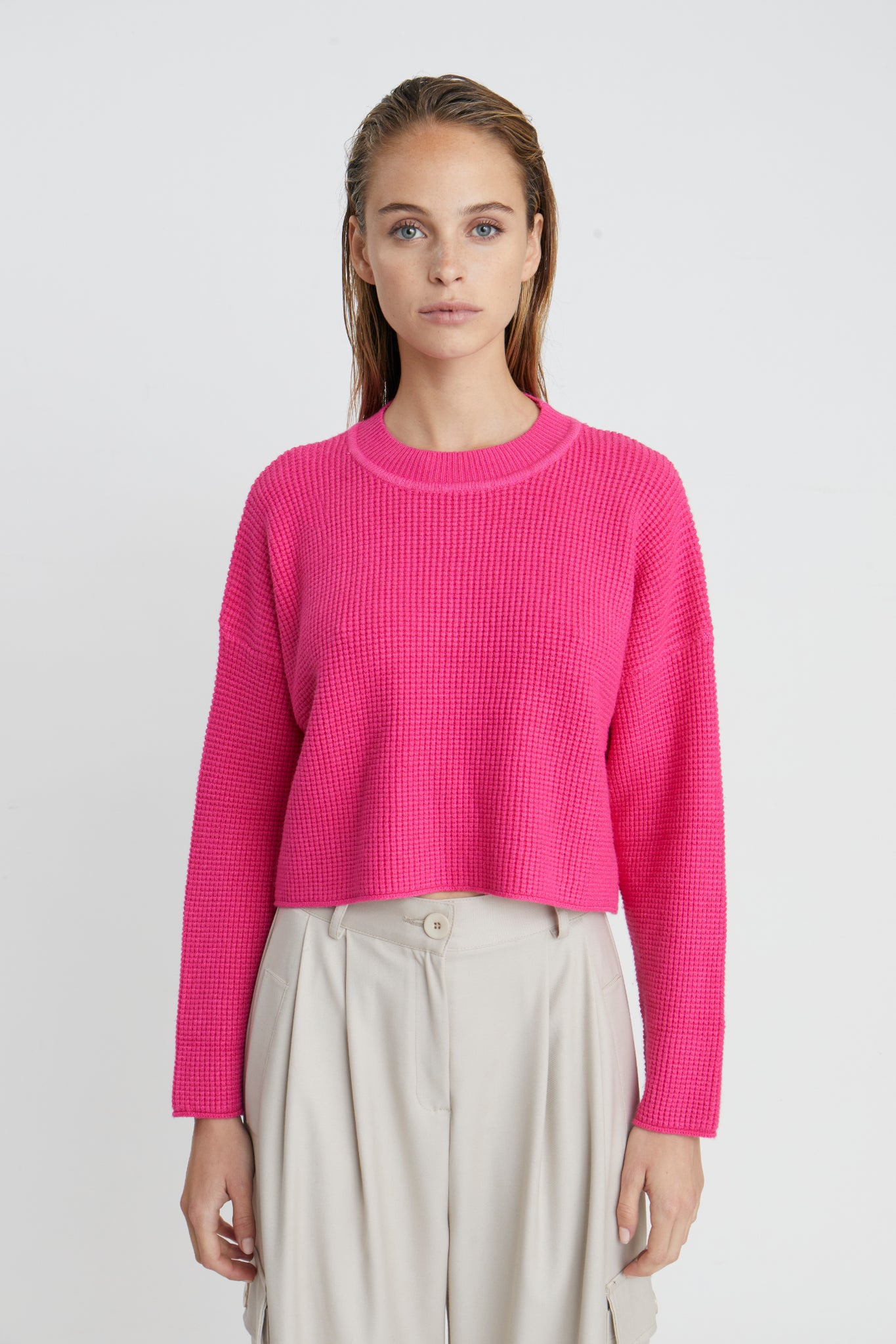 Waffle Sweater