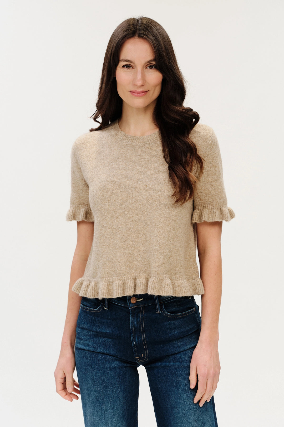 Cleo Ruffle Sweater