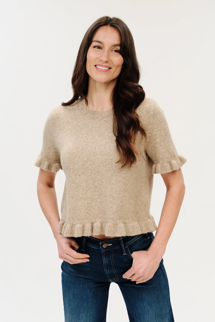 Cleo Ruffle Sweater
