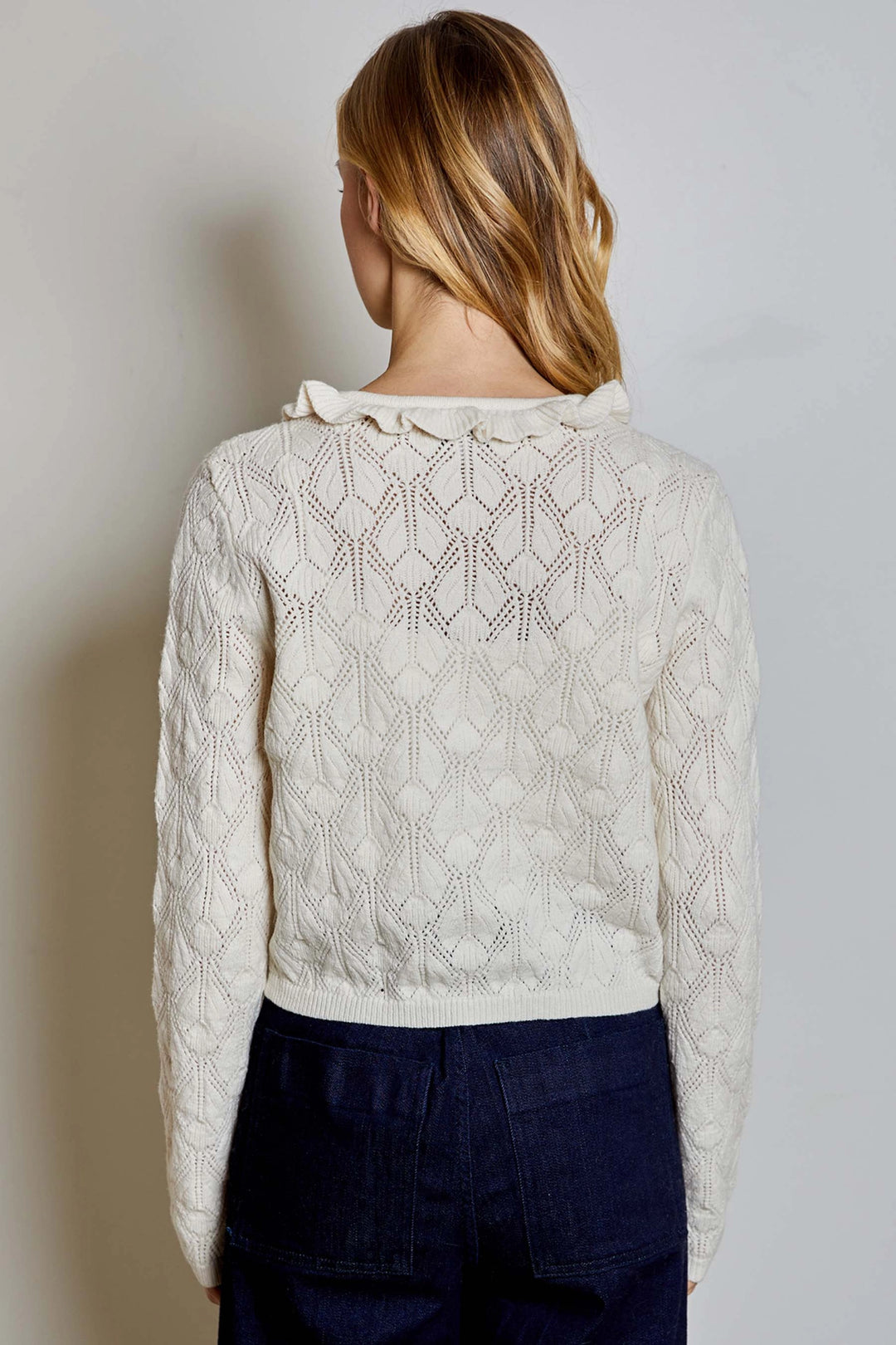 Eleanor Ruffle Cardigan