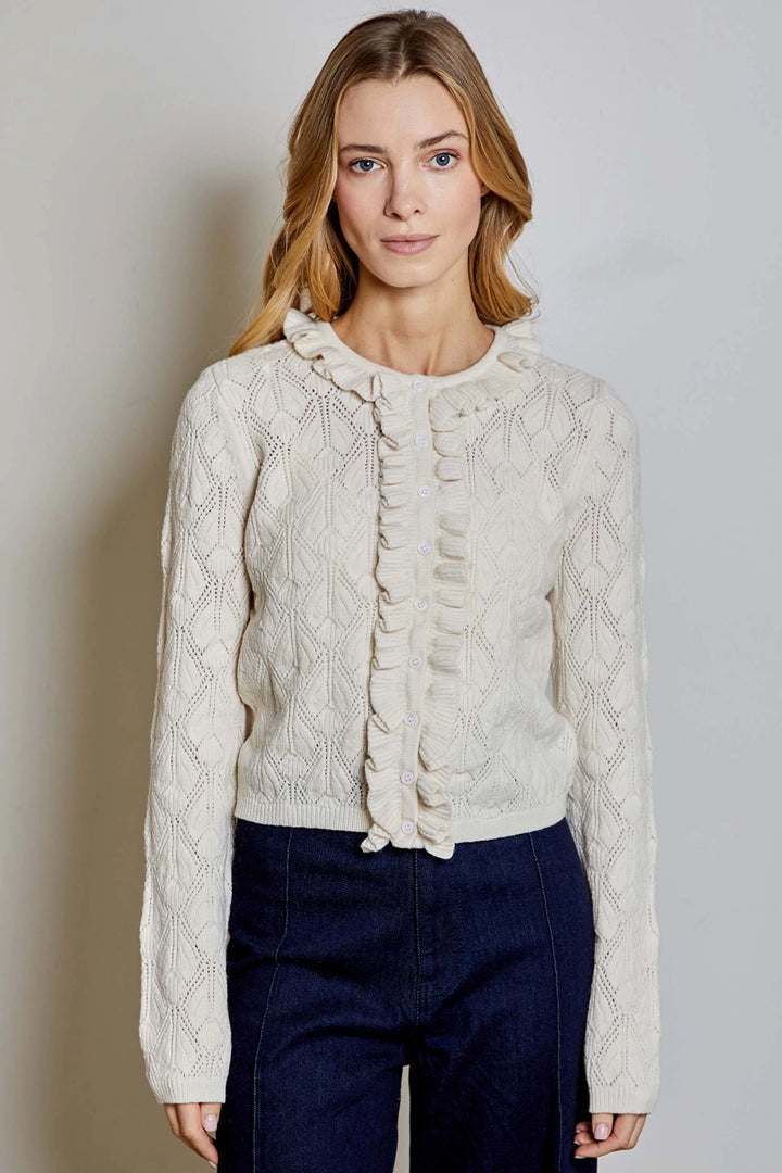 Eleanor Ruffle Cardigan