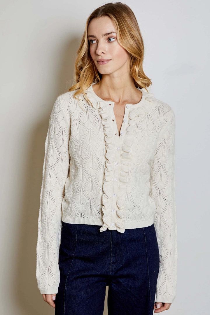 Eleanor Ruffle Cardigan