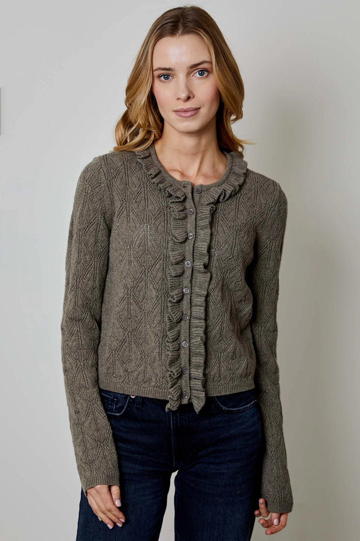 Eleanor Ruffle Cardigan