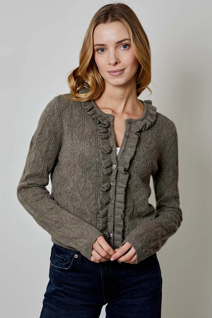 Eleanor Ruffle Cardigan