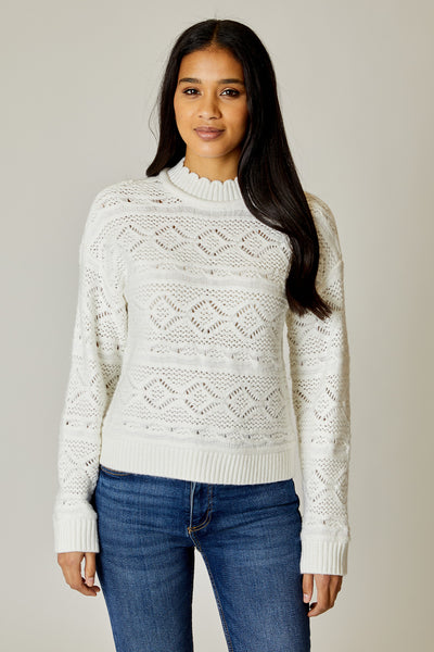 Mock Stitch Sweater