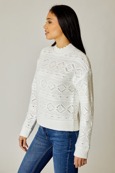 Mock Stitch Sweater