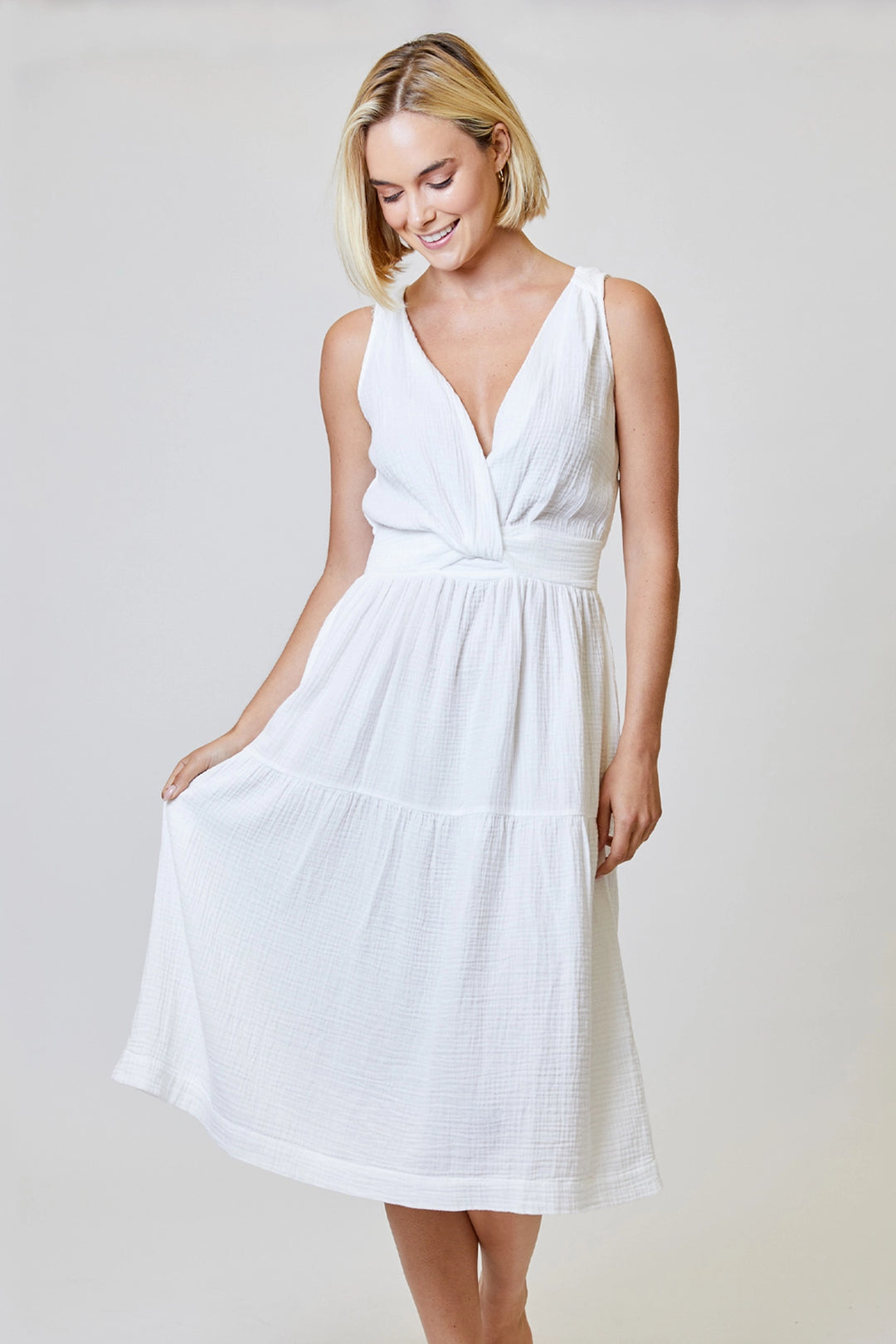 Gauze Dress White / XS Gauze Dress White / XS