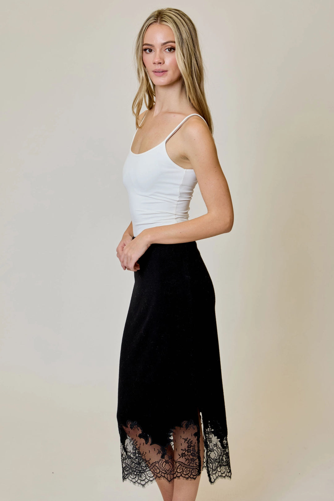 Lace Detail Skirt