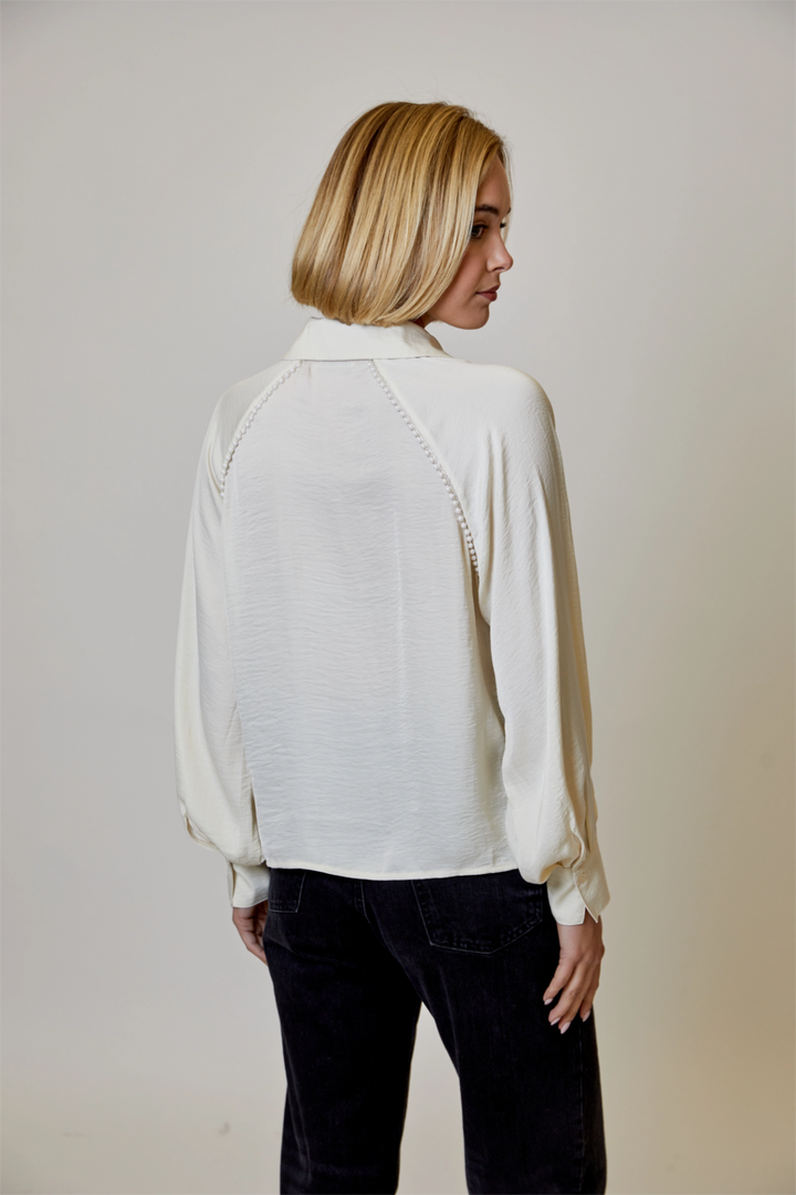 Pearl Detail Blouse