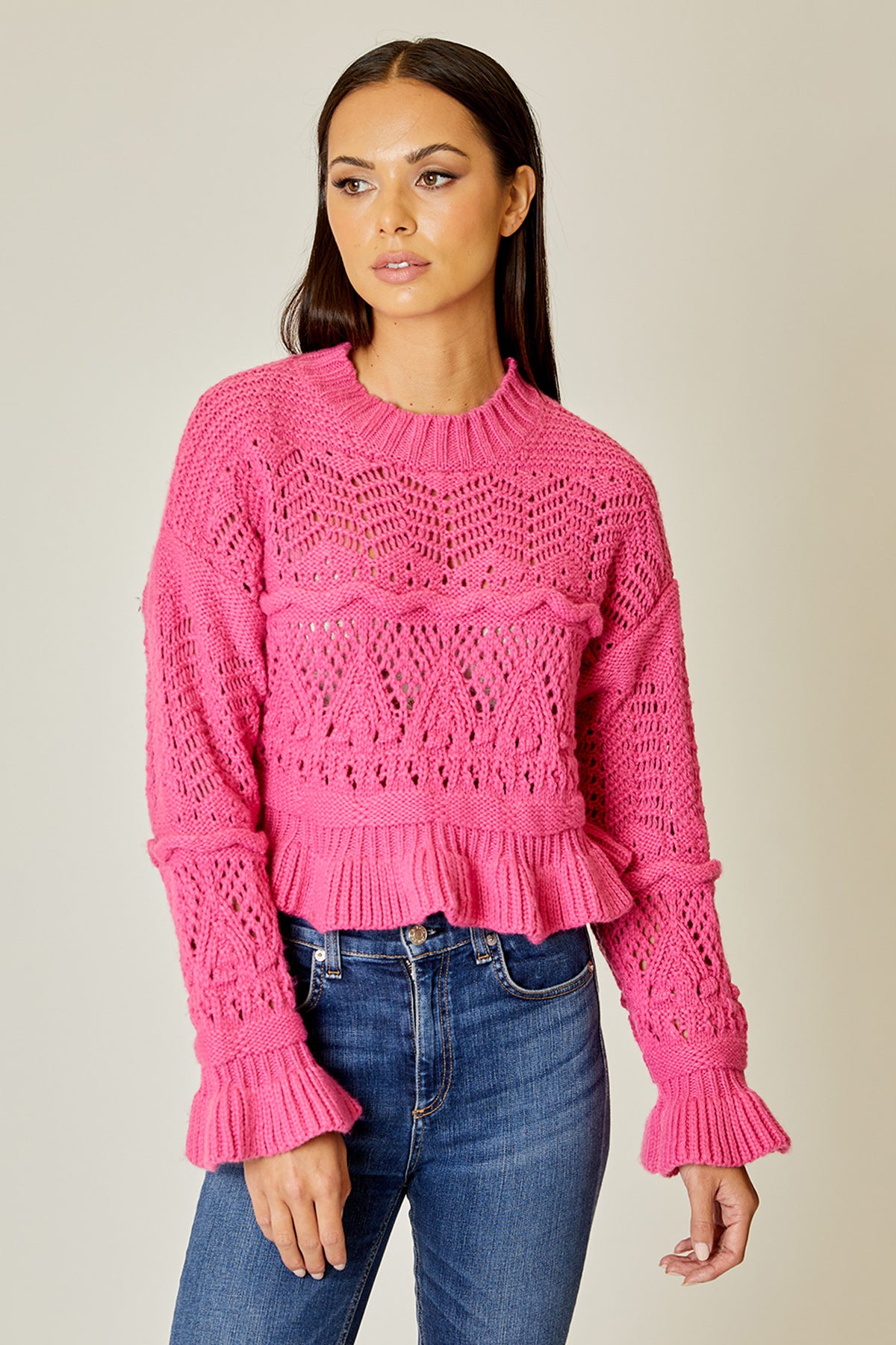 Peplum Boxy Sweater