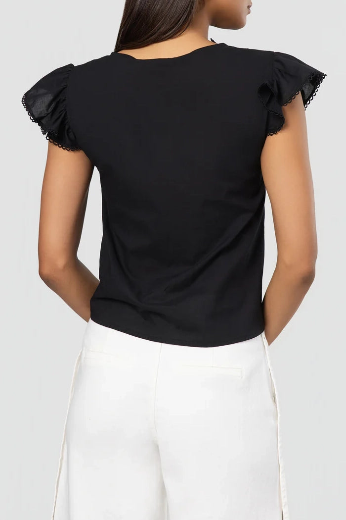 Arden Lace Combo Top