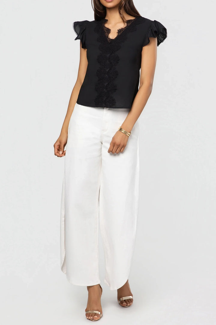 Arden Lace Combo Top