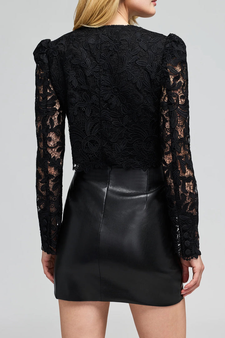 Baila Metallic Guipure Jacket