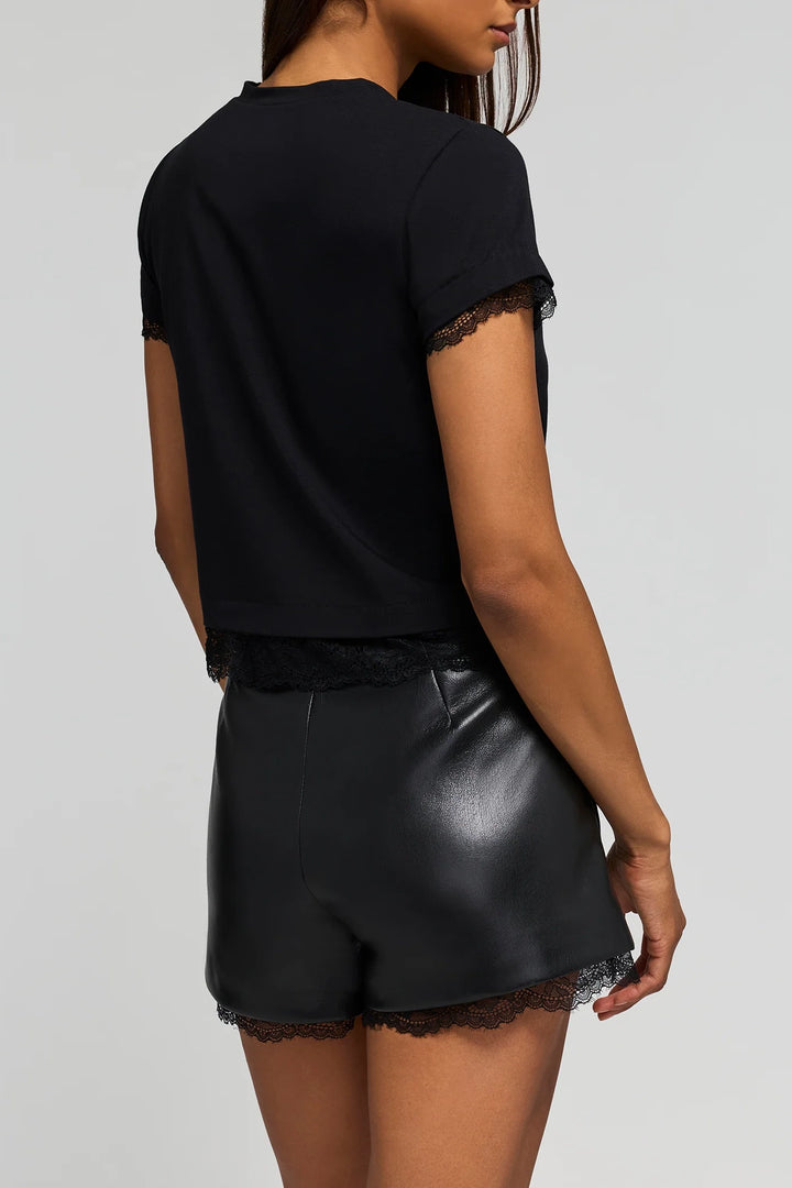 Christella Lace Trim Tee