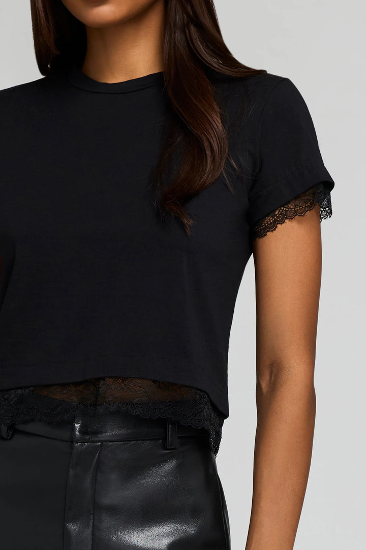 Christella Lace Trim Tee