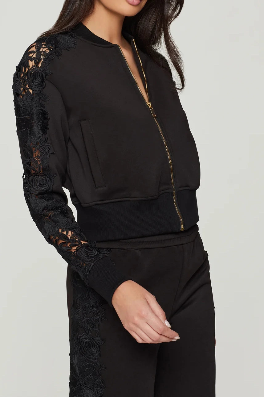 Melanie Lace Combo Bomber