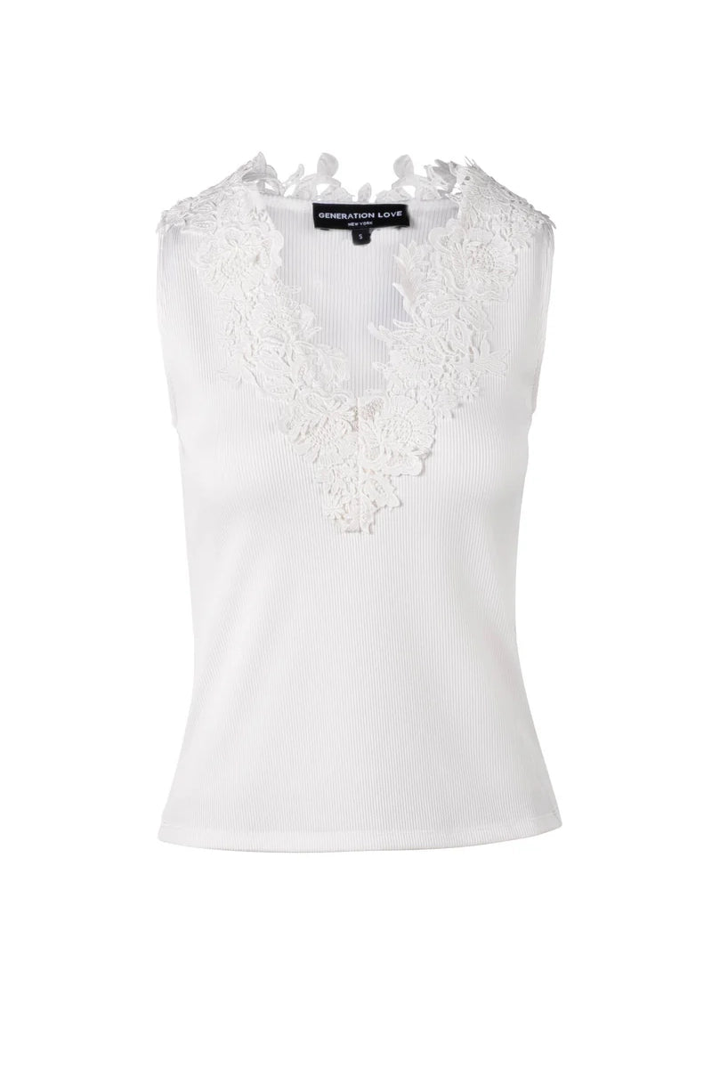 Olema Lace Top – Clothesline Clothing Co.