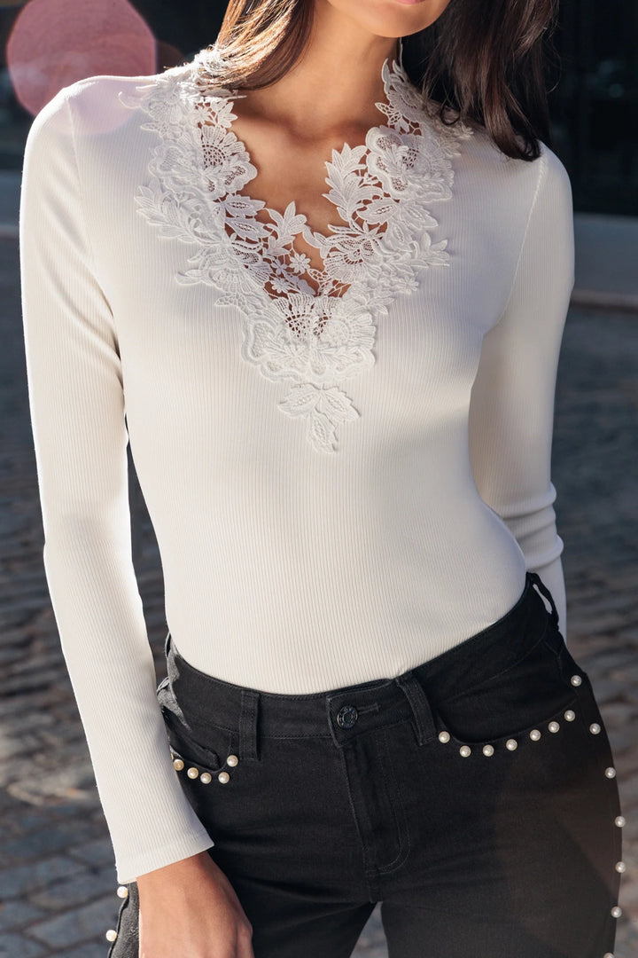 Piper Lace Combo Top
