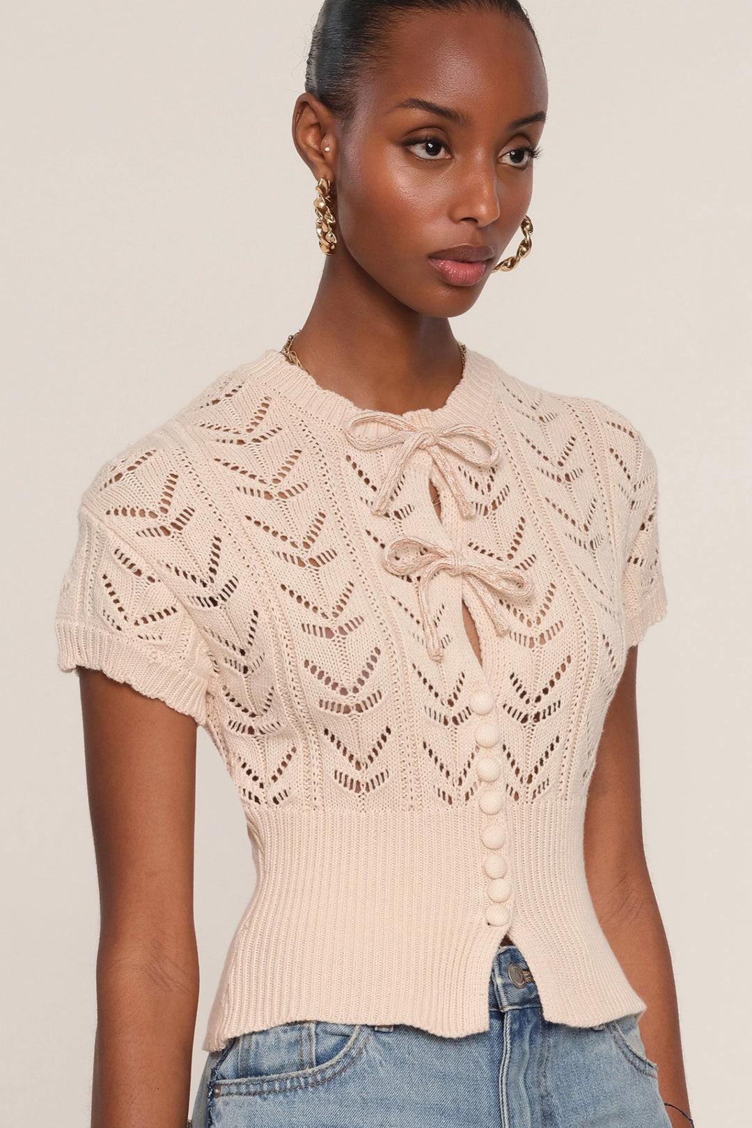 Bria Bow Sweater