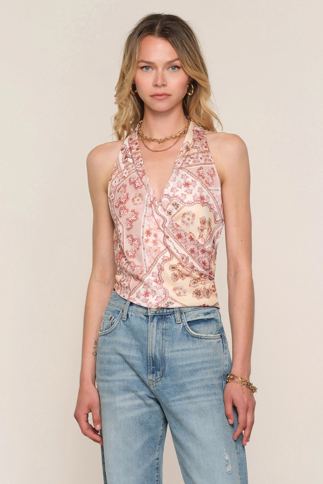 Carlin Print Top