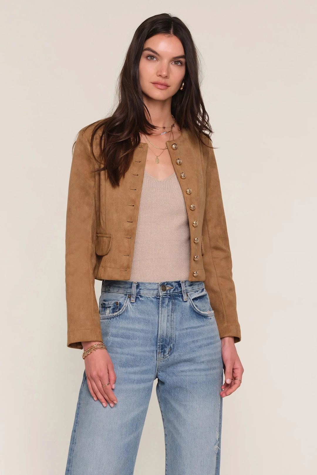 Christy Faux Suede Jacket
