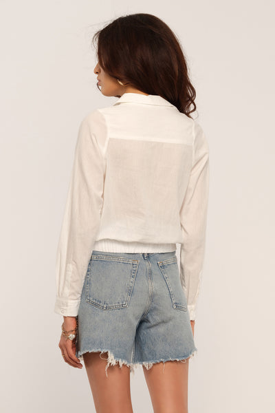 Freda Button Tuck Top