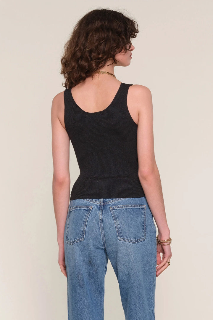Indra Lurex Rib Tank