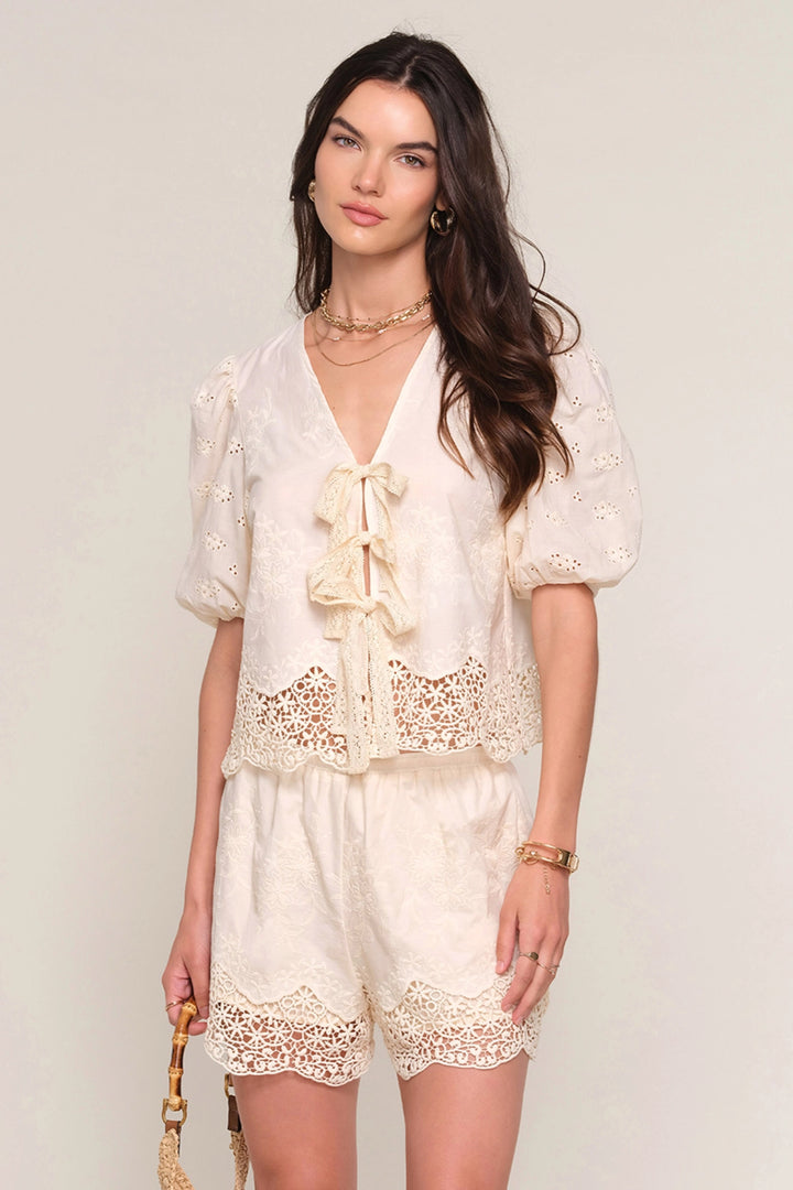 Janna 2 Piece Lace Trim Set