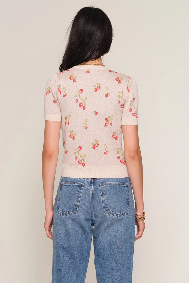 Jodene Cherry Cardigan