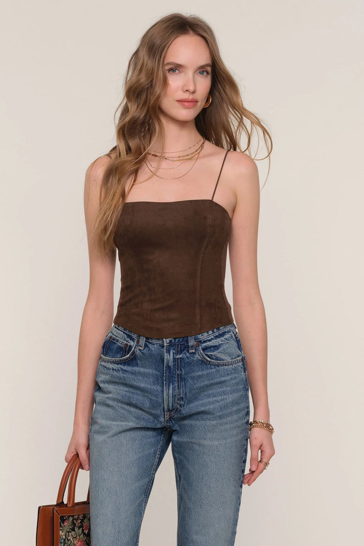 Junie Suede Cami