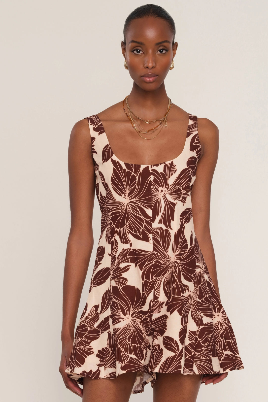 Loretta Print Romper