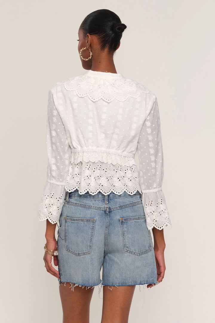 Meadow Eyelet Top