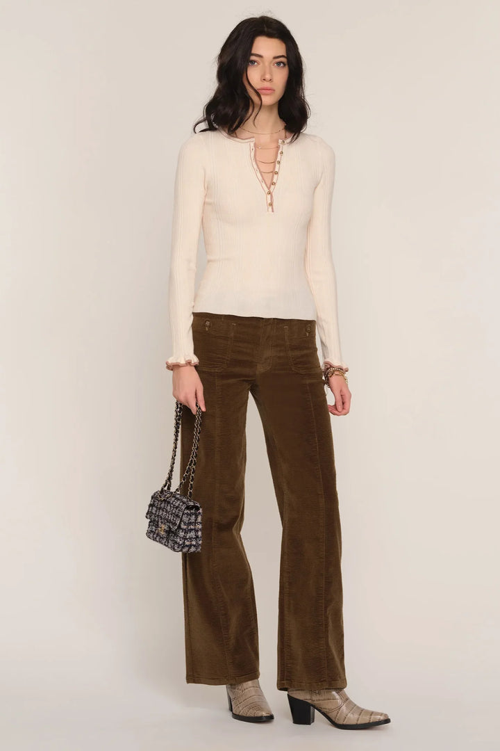 Pine Button Top