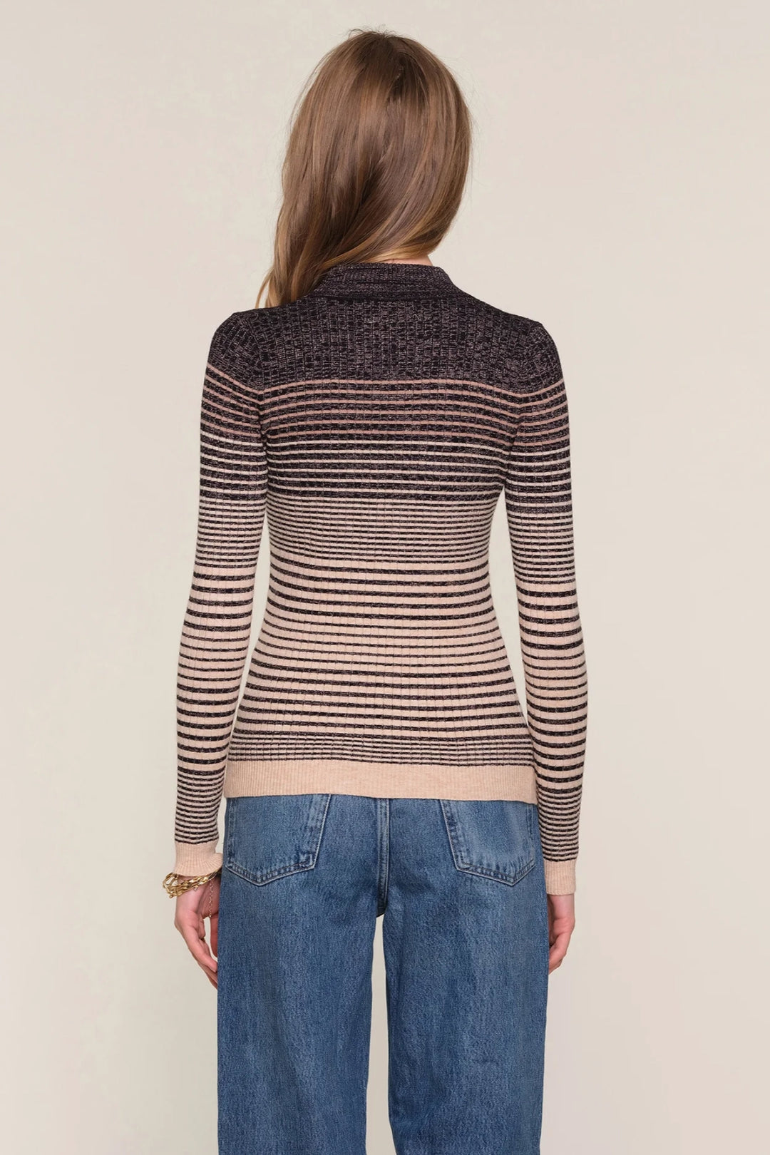 Randall Stripe Lurex Top