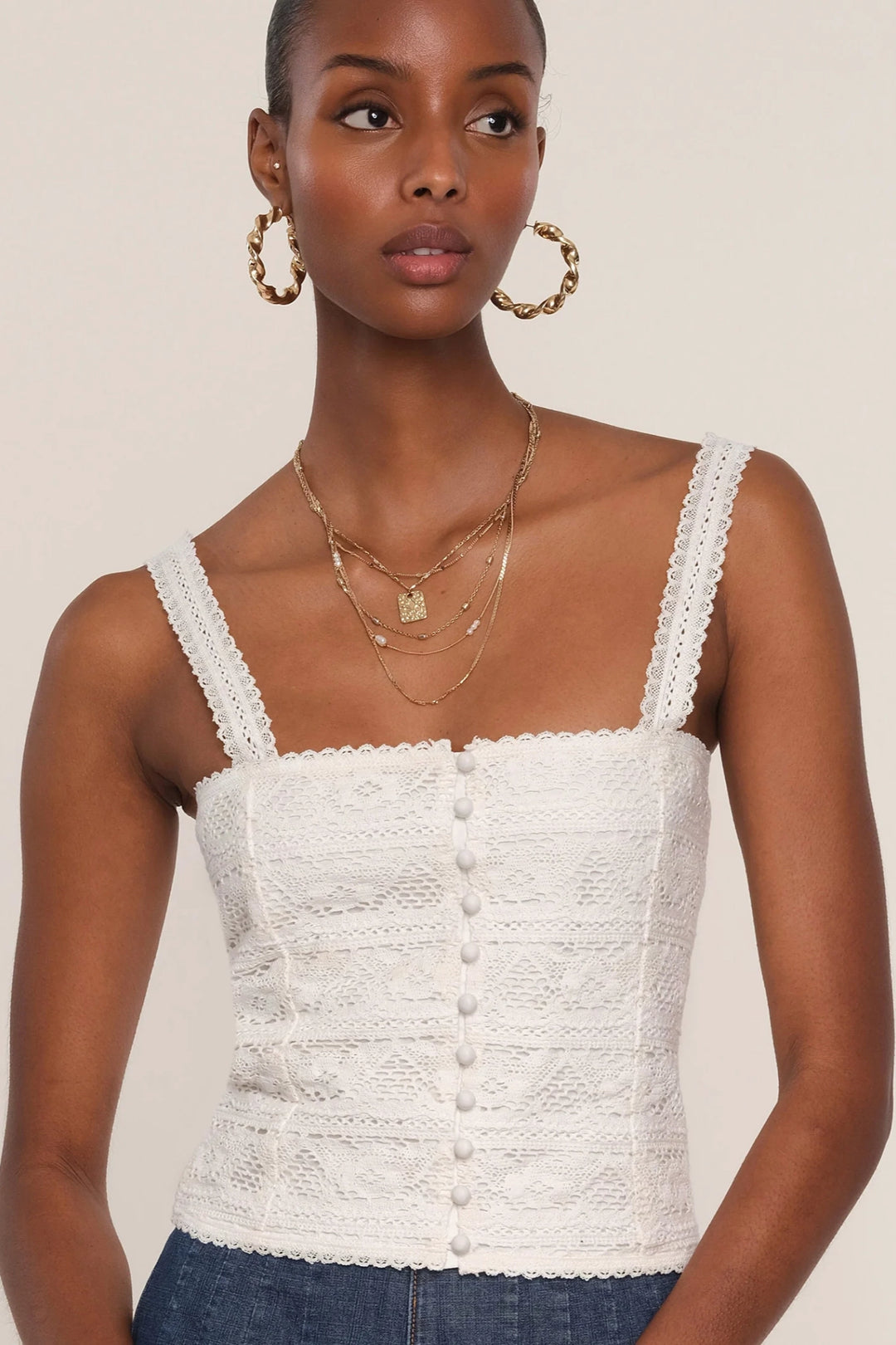 Soma Lace Tank Top