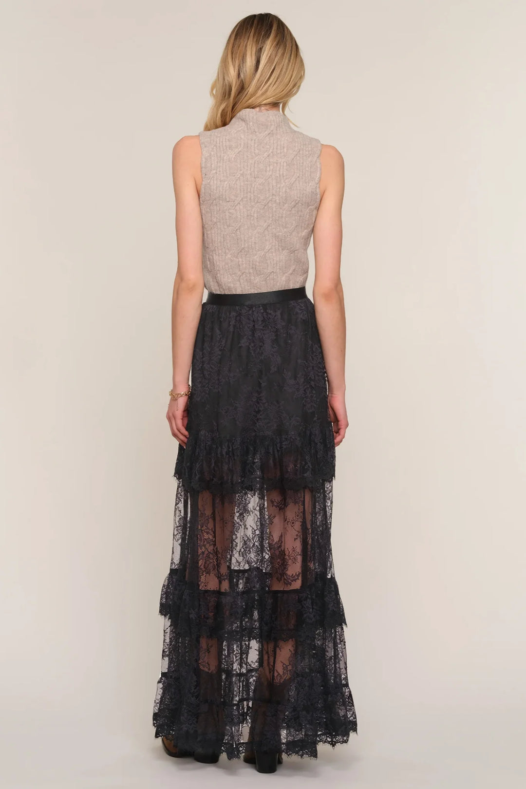 Sylvie Lace Long Skirt