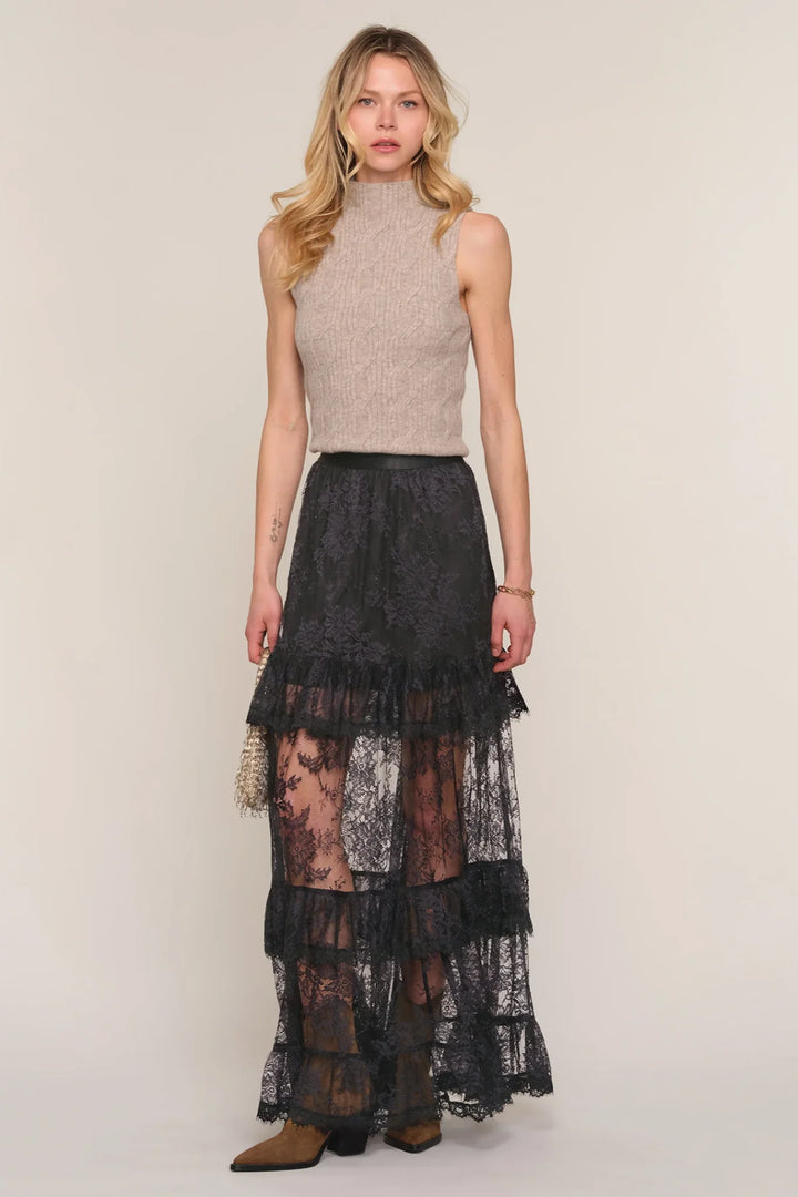 Sylvie Lace Long Skirt