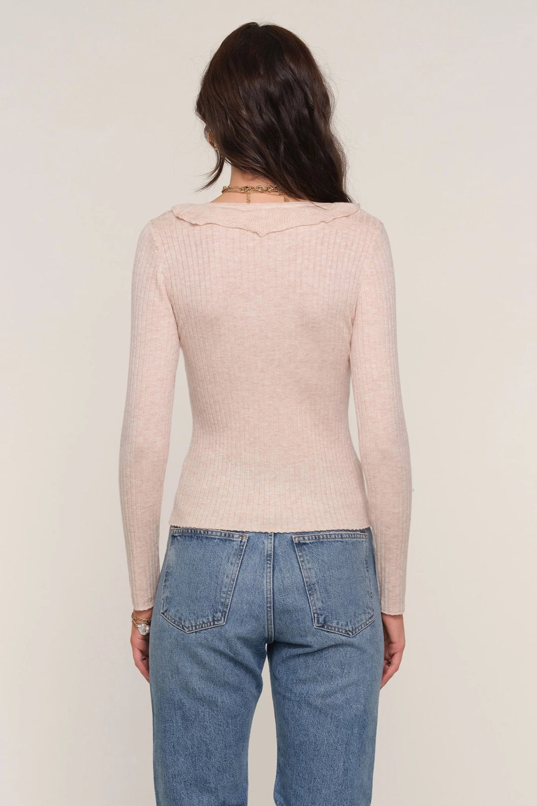 Yvette Ruffle Cardigan