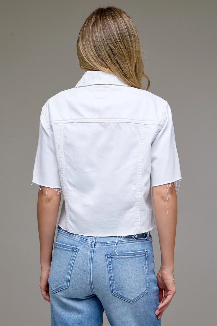 Short Sleeve Denim Jacket