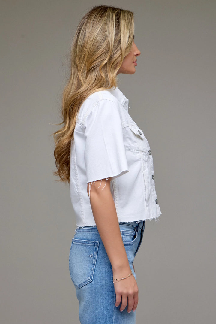 Short Sleeve Denim Jacket