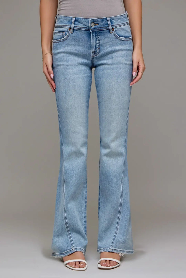 Side Seam Bootcut Jean