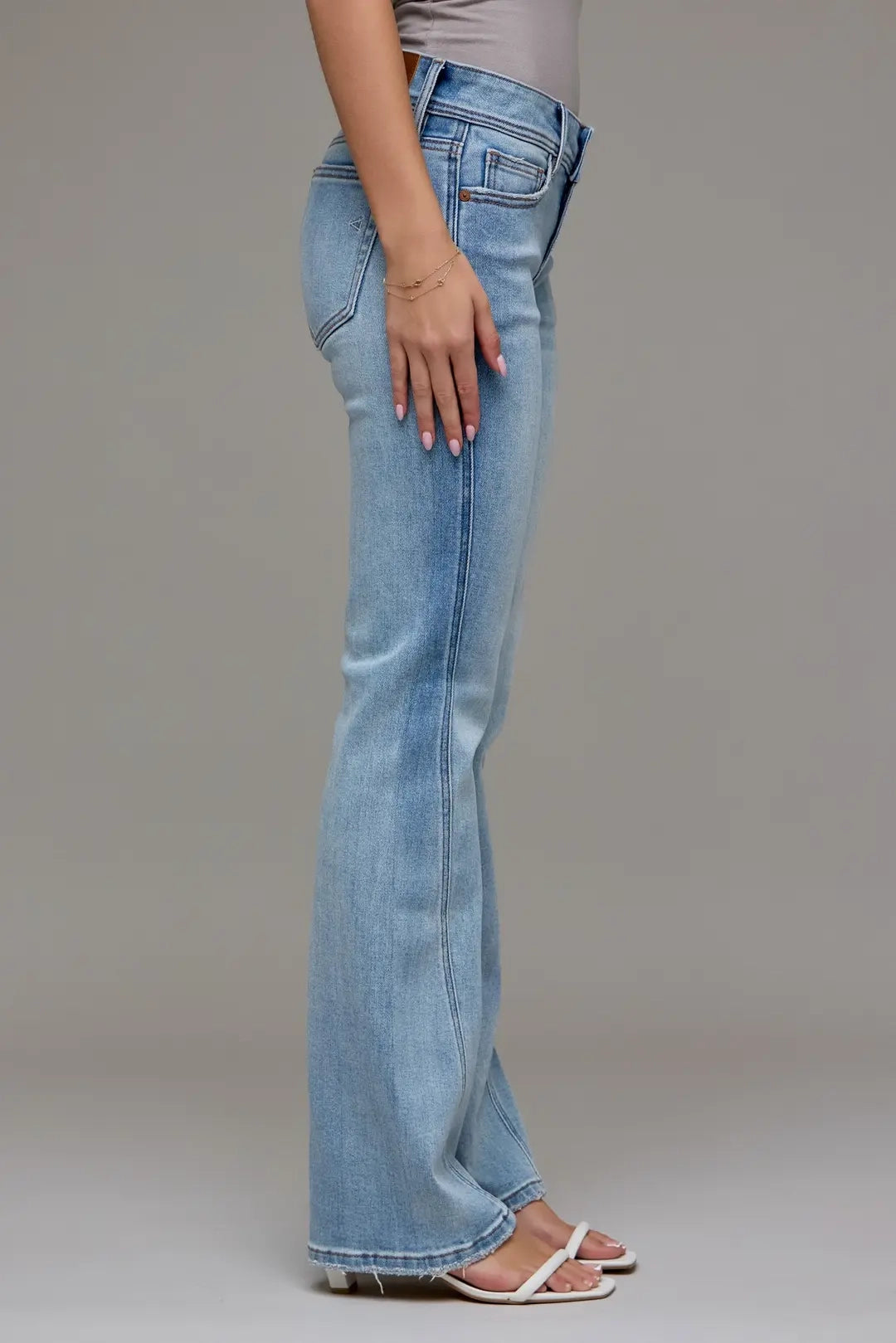 Side Seam Bootcut Jean