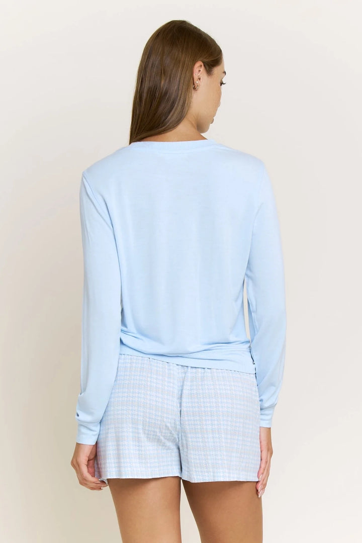 Ivy Houndstooth Sugar Sweetheart Shortie Set