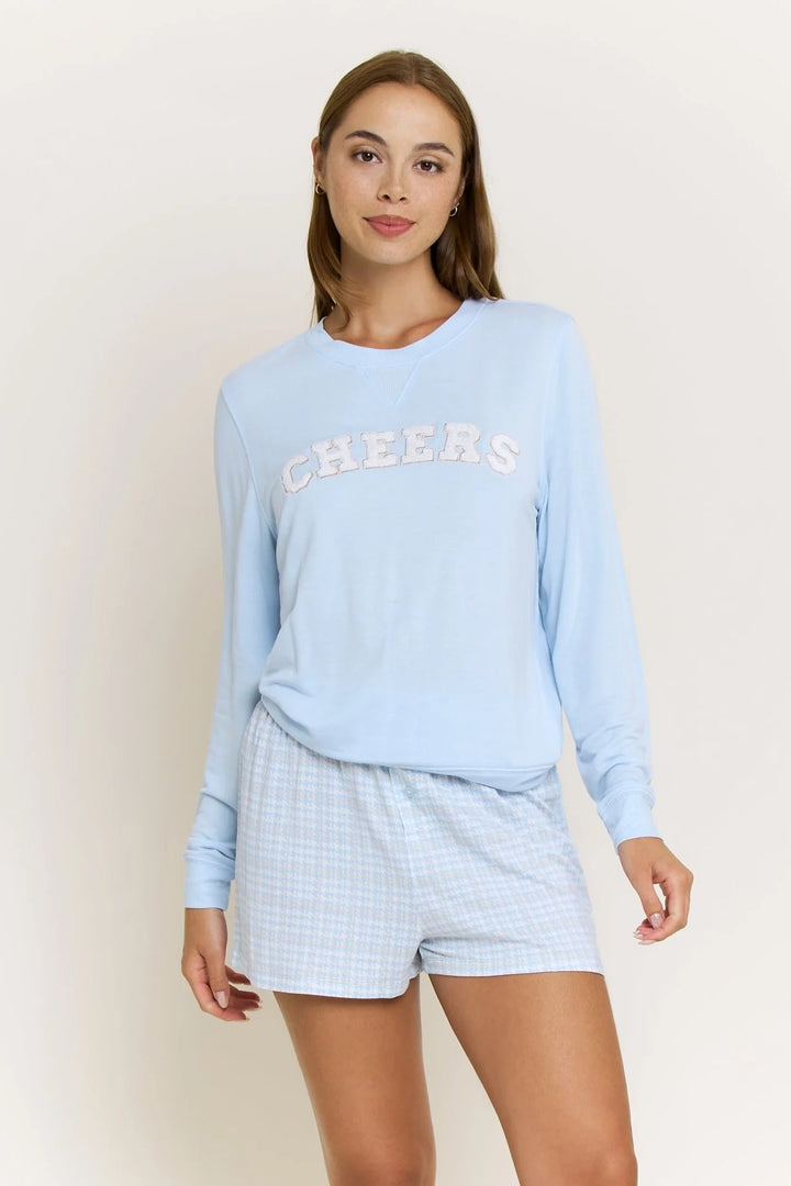 Ivy Houndstooth Sugar Sweetheart Shortie Set